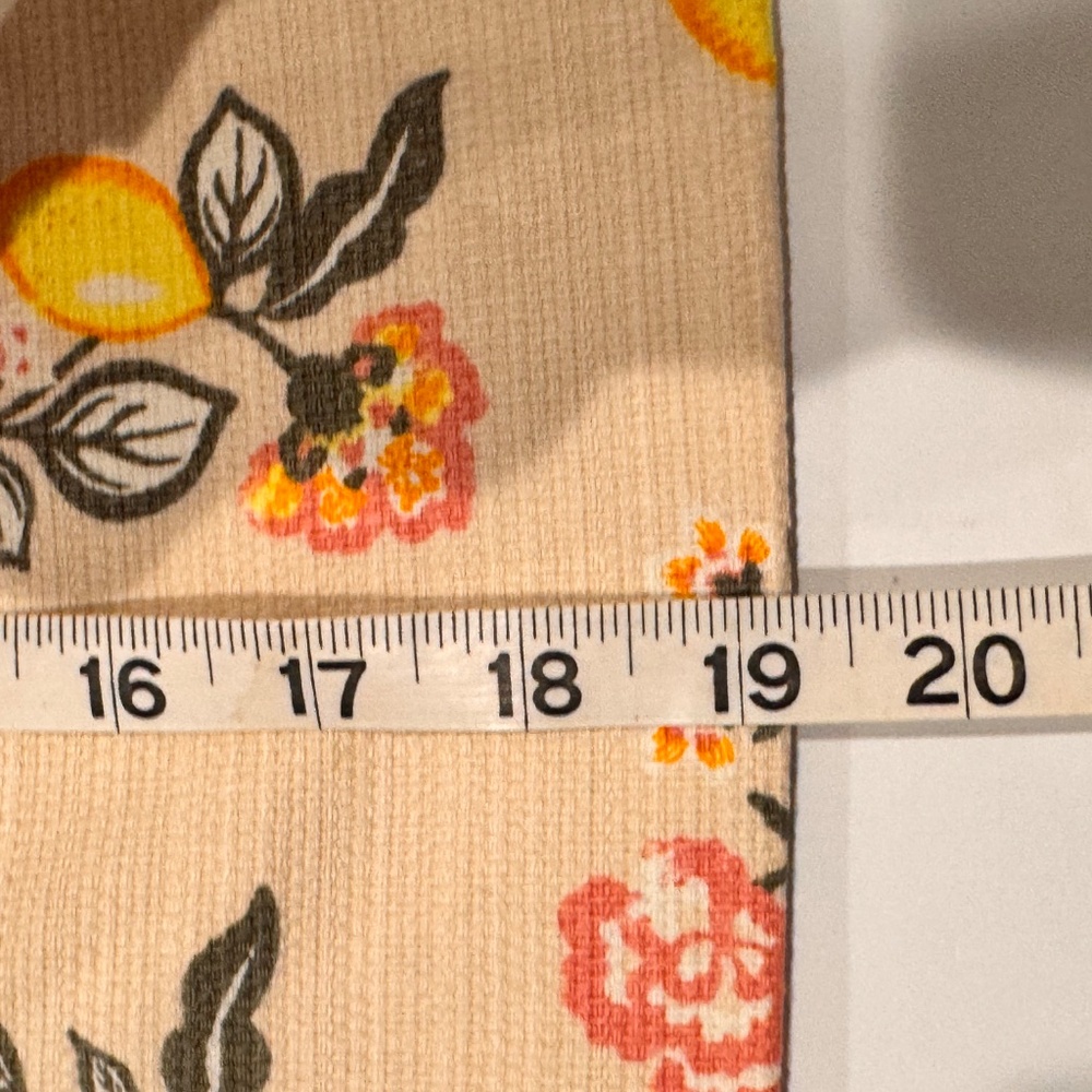 NWT Loft Outlet Lemon Print A-Line Above Knee Skirt, Size 10 - Picture 9 of 10